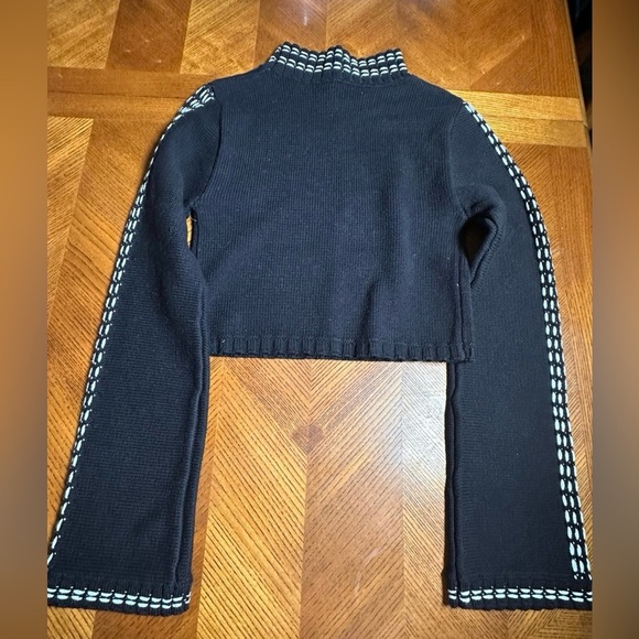 Zoe Contrast Stitch Sweater SZ XS - Picture 2 of 6